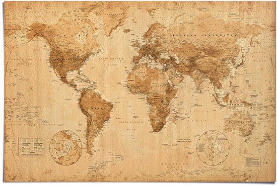 Old World Atlas Map Poster
