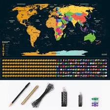 Scratch-Off Travel Map