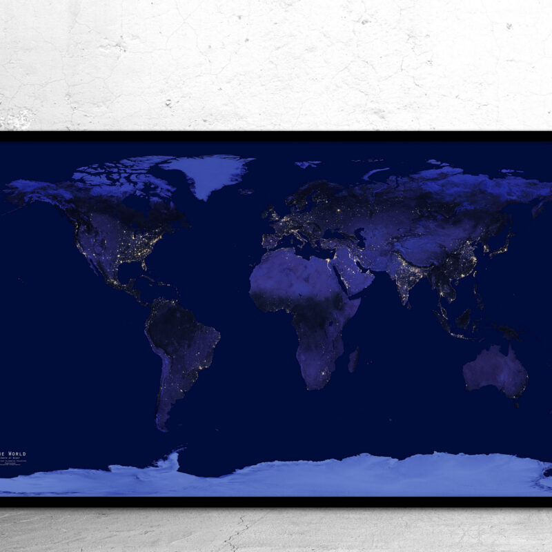 City Lights World Map