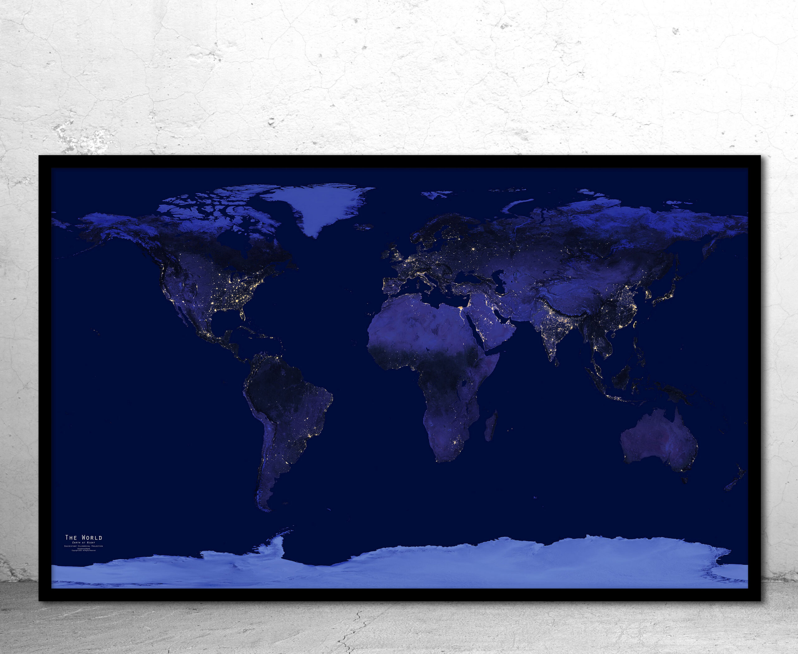 City Lights World Map